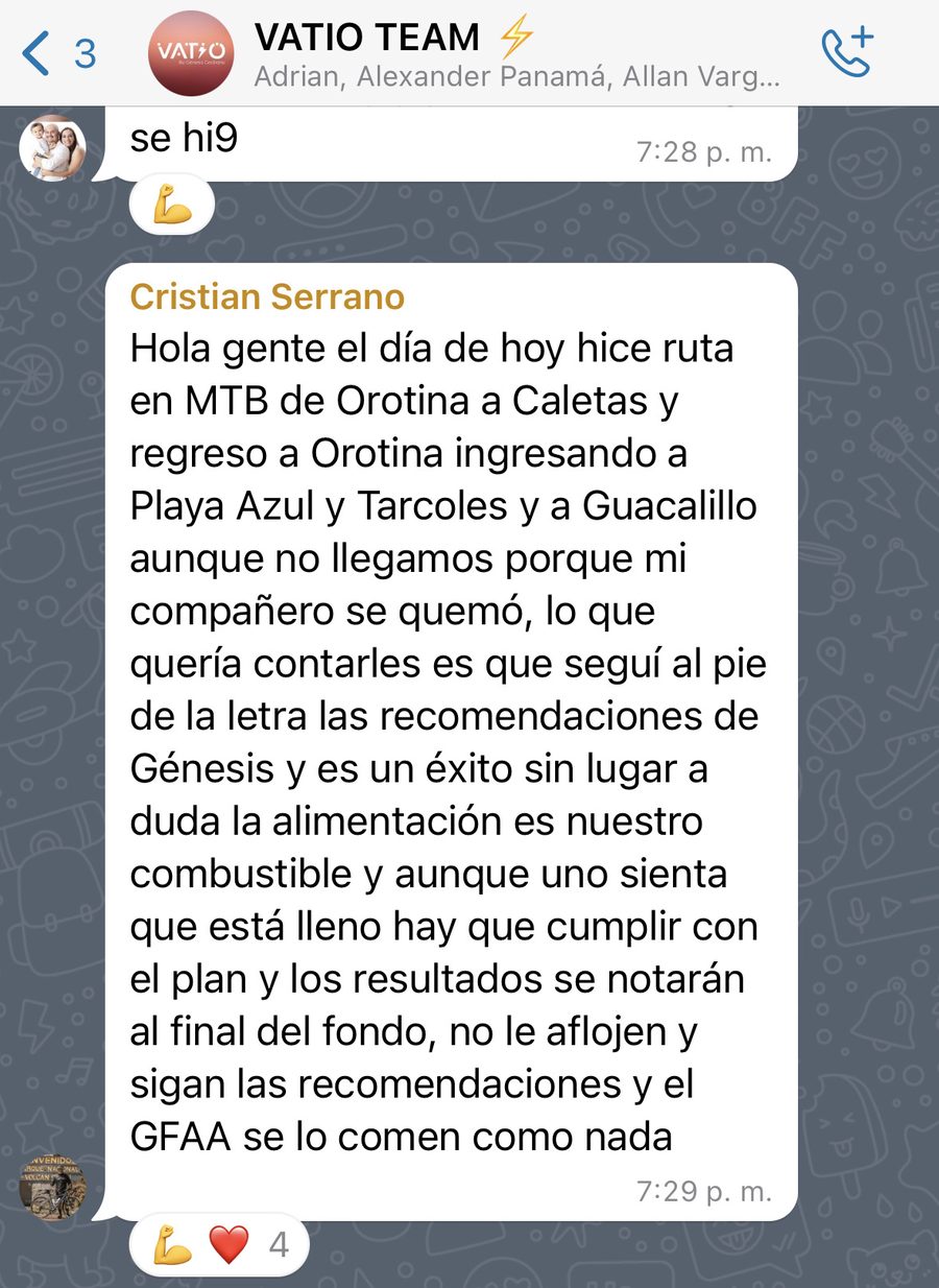 Cristian aprendió a comer en un fondo